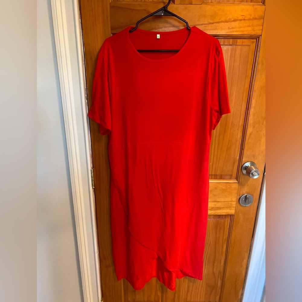 Short sleeve bodycon midi dress wrap - Picture 4 of 7